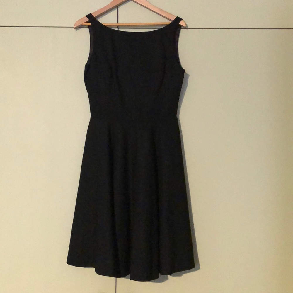 Rugby for Ralph Lauren Black Wool Midi Dress